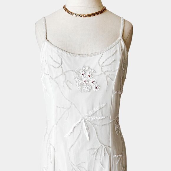 American-vintage Women's White Dress - Picture 6 of 6
